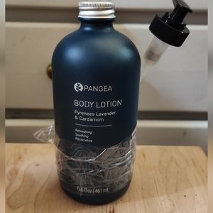 PANGEA BODYCARE:Pyrenees Lavender and Cardamom body lotion with dispenser pump